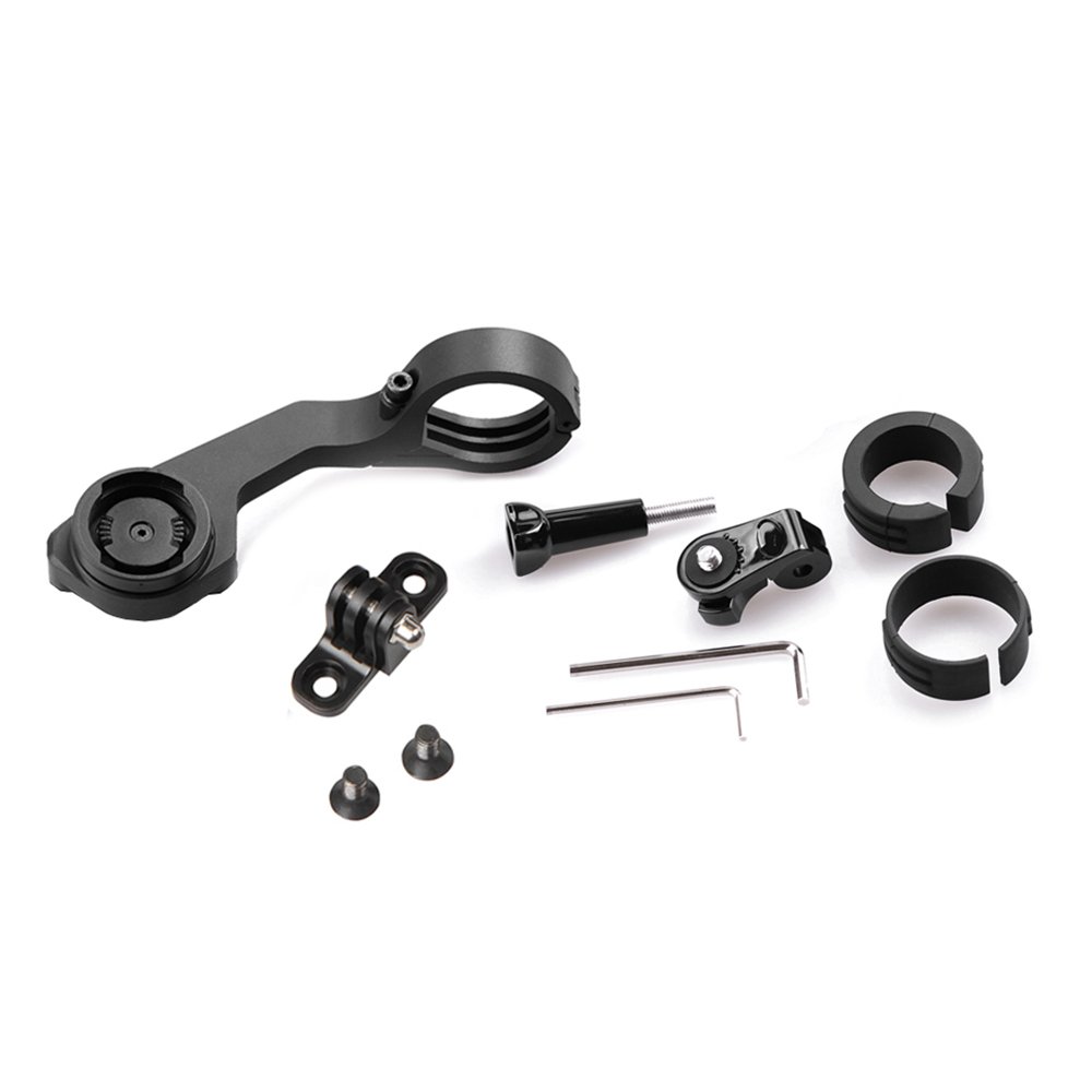 Bike Mount Holder Handle Bar Computer Mount Kit Out-Front Bike Mount Kit 25.4mm / 31.8mm for Polar M450 V650 GPS Bike Computer for VIRB X & XE for SJ Cam Cameras-Layfoo