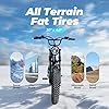 Fat Tire Electric Bike for Adults,1500W 32 Mph Top Speed Motorcycle Design Ebike, 48v 15.6AH 25-50 miles Long Range E Bike for Men and Women,All Terrain Motorbikes 20x4" Adult Electric Bicycles E-bike #4