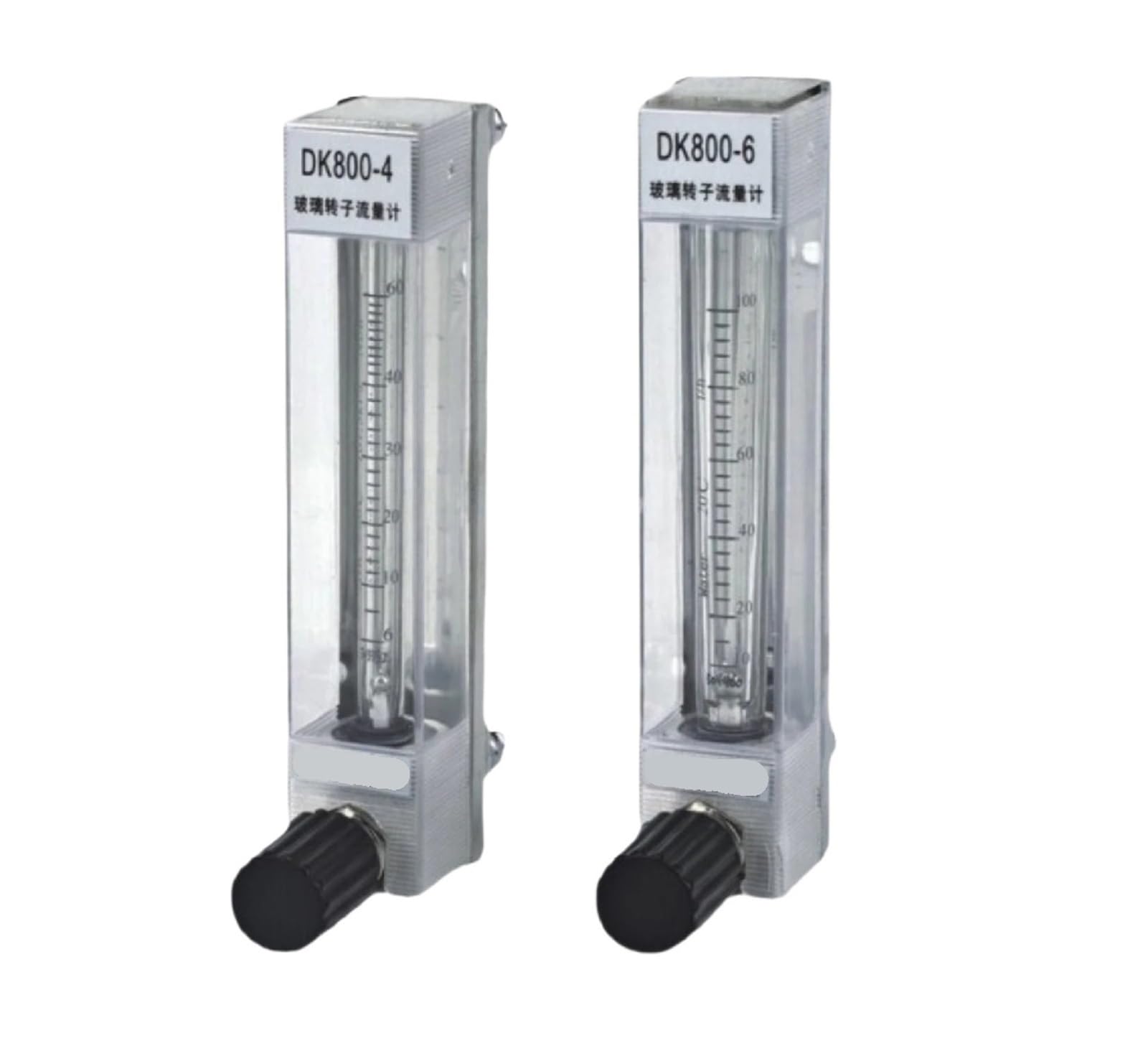 QfUxYYSLD 1pcs Glass Tube Rotameter Flow Meter DK800-6 Variable Area Gas Flowmeter(180-1800 L-H)