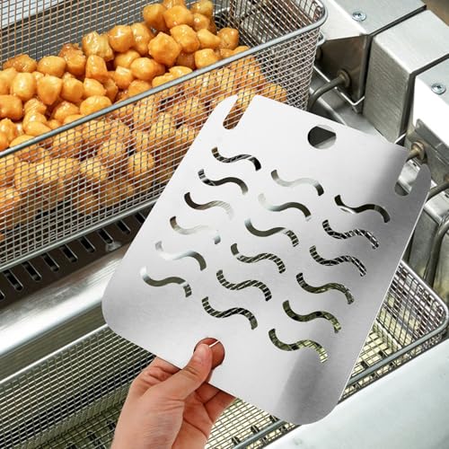 Pantalla de reemplazo para freidora Homoyoyo, filtro de crumb de acero inoxidable grueso, colador de aceite para accesorios de freidora eléctrica, suministros para cocina miniatura 5