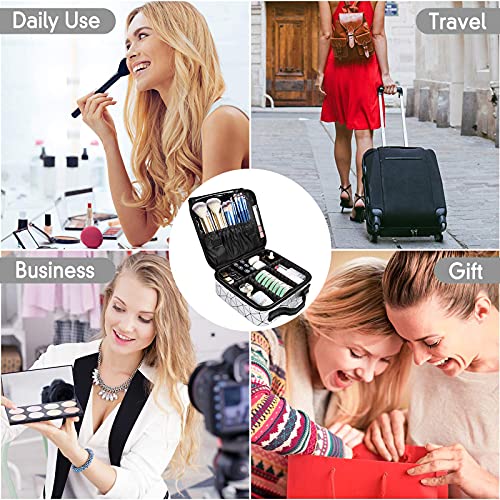 Amzeeniu Kosmetiktasche Portable Make-up-Tasche Große Kapazität Wasserdicht Schminktasche Reise Kosmetik Tasche… – Bild 8