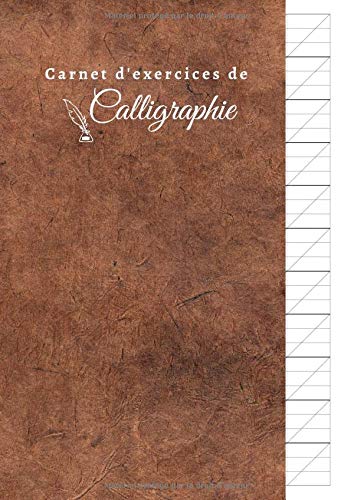 Télécharger Carnet d'exercices de calligraphie: DIN A4 | 110 pages | écriture calligraphique | papier pratique Livre eBook France