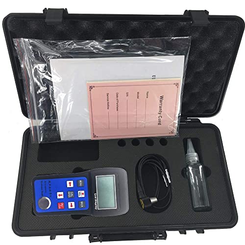 Medidor de espesor ultrasónico con instrumento de medición de ancho metálico 1.0~230mm (Acero) Velocidad de sonido 1000 a 9999 m/s miniatura 6