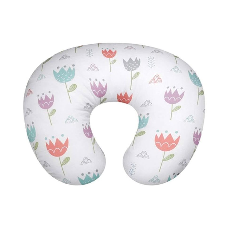 Ranuw Removable Nursing Pillow Cover Bedding U-Shape Nursing Pillow Covers Lovely Printed Breastfeeding Pillow Cover Breastfeeding Pillow Cover Cotton