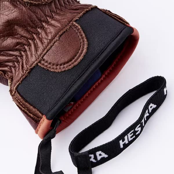 HESTRA ワカヤマ ミット サイズ 8 Bordeaux/Brown Wakayama - Bordeaux