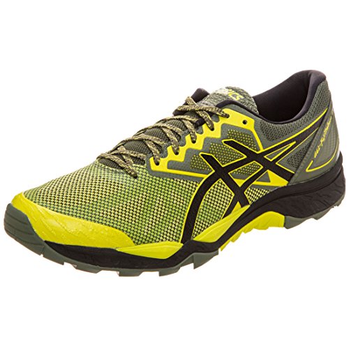 Asics Gel-Fujitrabuco 6, Scarpe da Trail Running Uomo, Giallo (Sulphur Spring/Black/Four Leaf Clover 8990), 41.5 EU