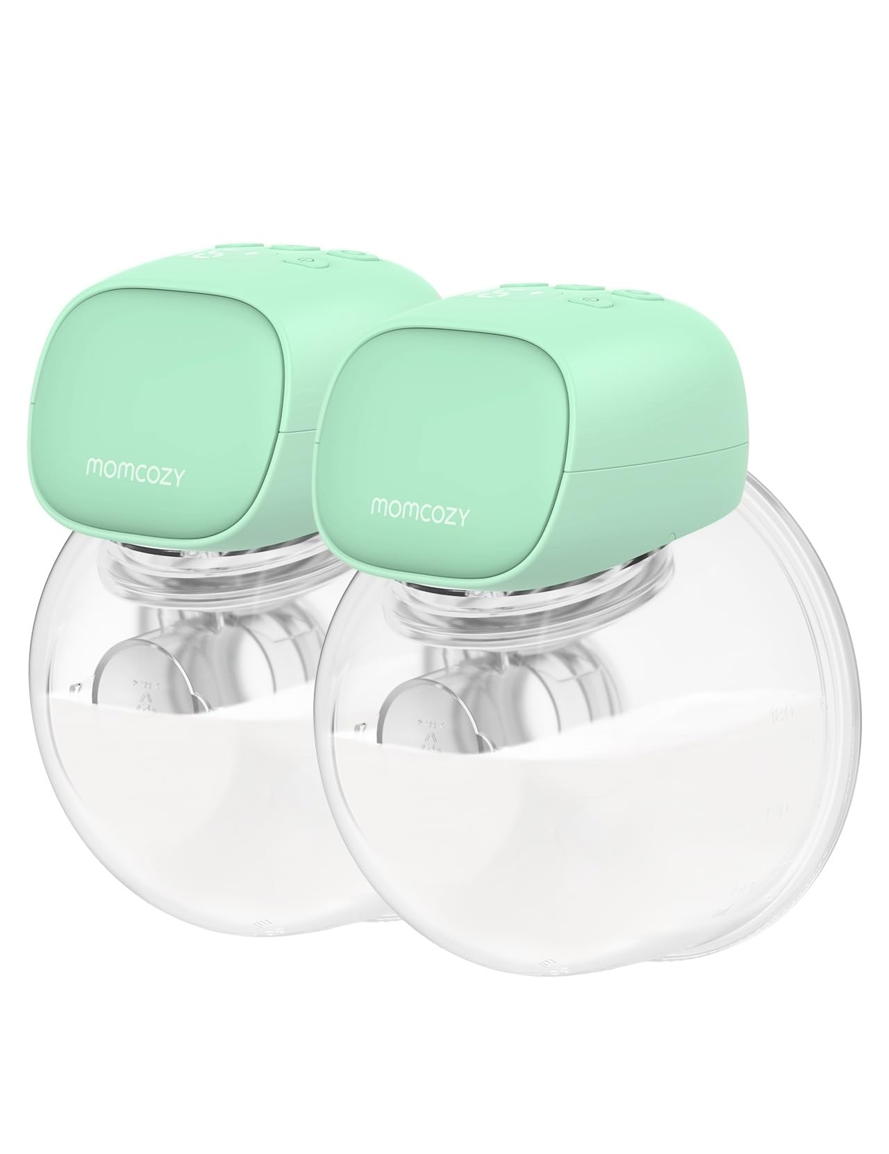 MomcozyS9 Pro Wearable Breast Pump, Wireless & Rechargeable, Hands-Free Pump with Smart LED Display & Adjustable Suction