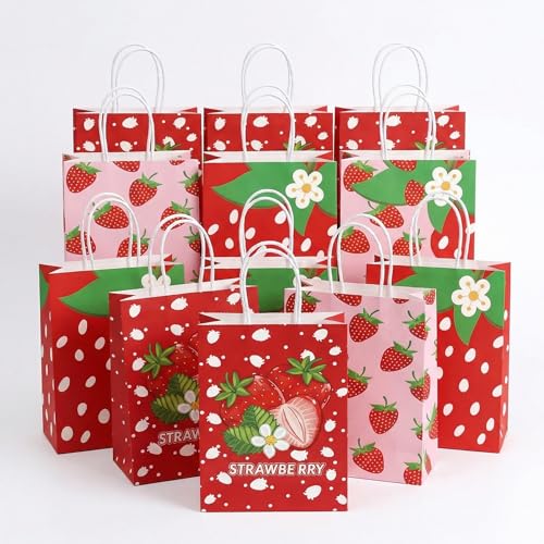 Sac en papier avec poignées Bekecidi pour cadeaux et fête d'anniversaire
