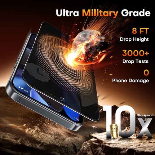 Image of TOCOL for Pixel 9 Pro XL Privacy Screen Protector 6.8 9H Hardness Military Grade Shatterproof HD Tempered Glass Easy Installation 2 Pack