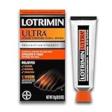 Lotrimin Ultra 1 Week Athlete's Foot Treatment, Prescription Strength Butenafine Hydrochloride 1%, Cures Most Athlete’s Foot Between Toes, Cream, 0.53 Ounce (15 Grams) (Packaging May Vary)