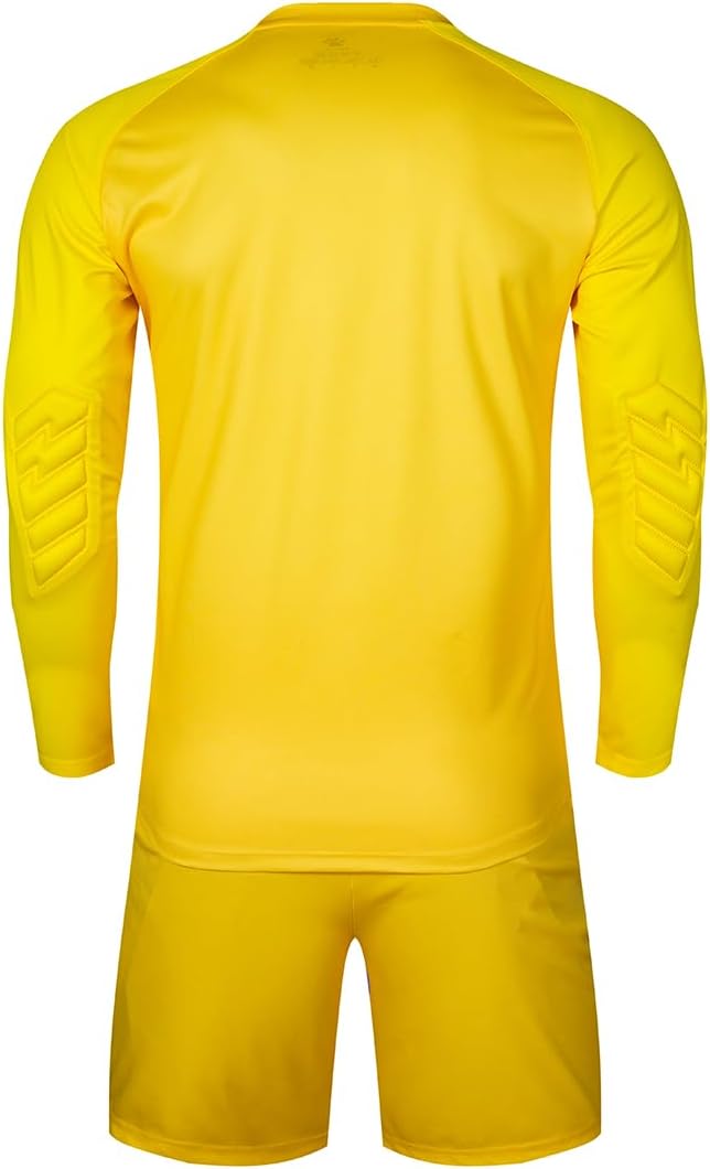 KELME Kids Padded Goalie Shirt,Youth Goalkeeper Jersey,Long Sleeve Soccer Football Training Uniform