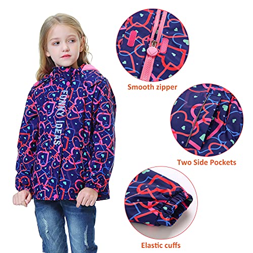 Happy Cherry Giacca Impermeabile Bambino Unisex