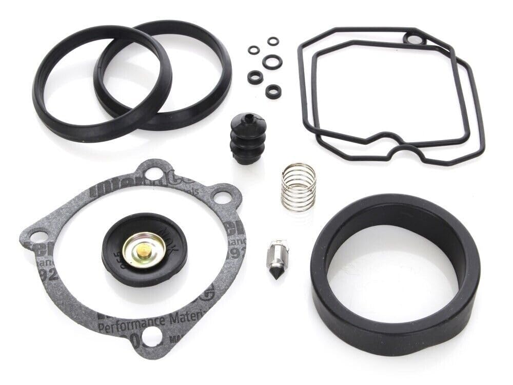 Kit de reconstrucción de reconstrucción con membrana vacía 27585-88 carburador compatible con Harley Davidson 883 1200 GLIDE DYNA ELECTRA King Road King HD