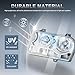 KUIPERAUTO Pair Headlights Assembly Compatible for 2005-2010 Chrysler 300 Halogen Type w/Chrome Housing Bulbs are included Driver and Passenger Side Headlamp