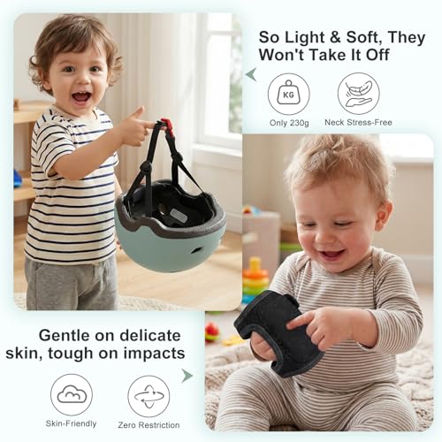 Image of Toddler Helmet and Knee Pads Set for 1-3 Years Old, Kids Bike Helmets with Toddler Knee Pads and Elbow Pads Set, Adjustable Baby Helmet for Balance Bike, Scooter, Tricycle, Bicycle