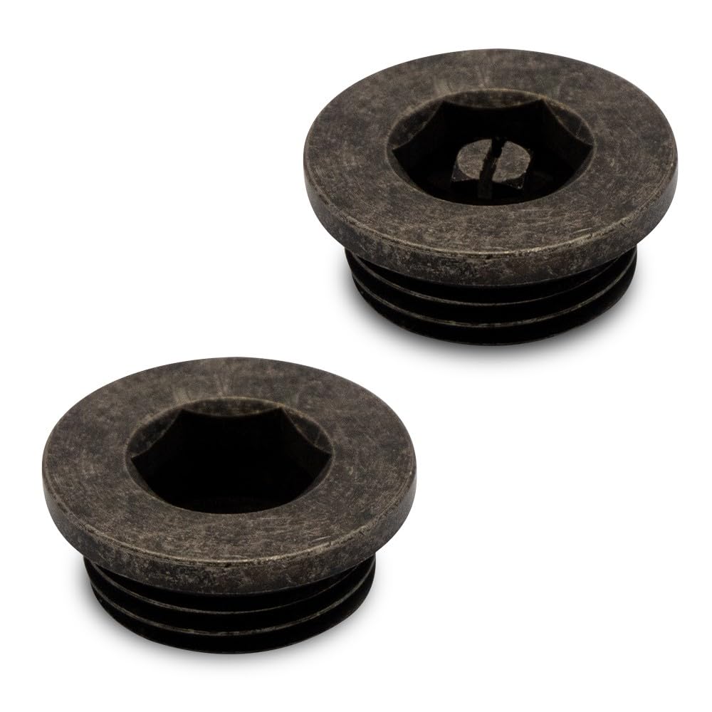 Valve Kings Pewter Bleed Valve & Blanking Plug Set For Radiators & Towel Rails ½" Bsp