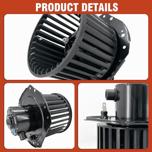 Image of AC Heater Blower Motor with Fan 700091 Fit for Chevy & GMC Vehicles-K1500 /K2500 /K3500 /C1500 /C2500 /C3500 Suburban, Blazer, Yukon, R1500 /R2500 /V1500 /V2500 /K25 /K15 Suburban