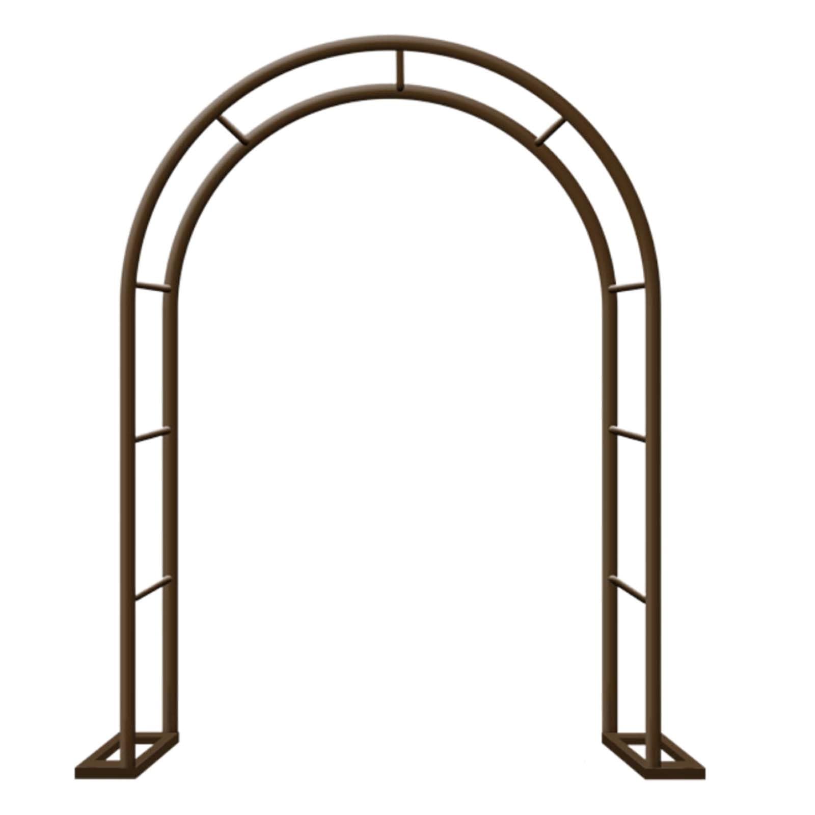 Metall-Gartenbogen für Rosen – Hochzeitsspalier, verstellbare Breite 80–350 cm, für den Außenbereich, Terrasse, Dekoration, Bronze-Finish, ideal für Gärten und Fenster, (B 200 x H 220 cm)