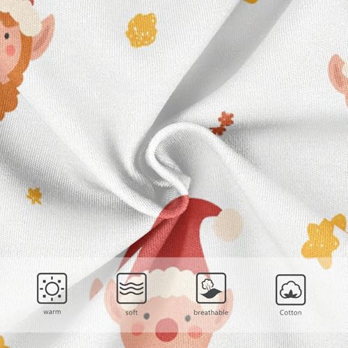 Girls' Cotton Panties Toddler Cotton Underwear for Girls Christmas Elves3