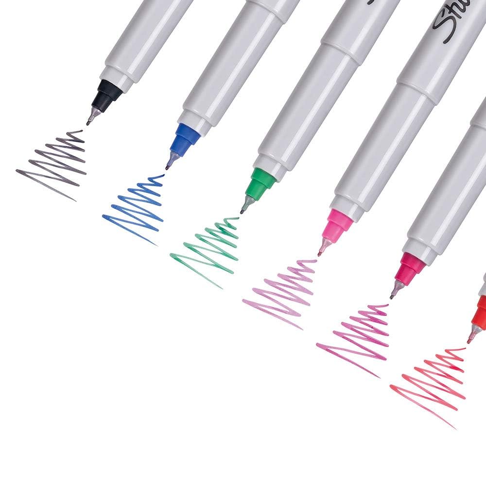 Sharpie Permanentmarkerset, exklusive Farben, feine und ultrafeine Spitzen, 28 Stück