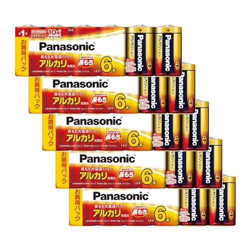 Amazon | 【5セット：計30本入】パナソニック Panasonic アルカリ