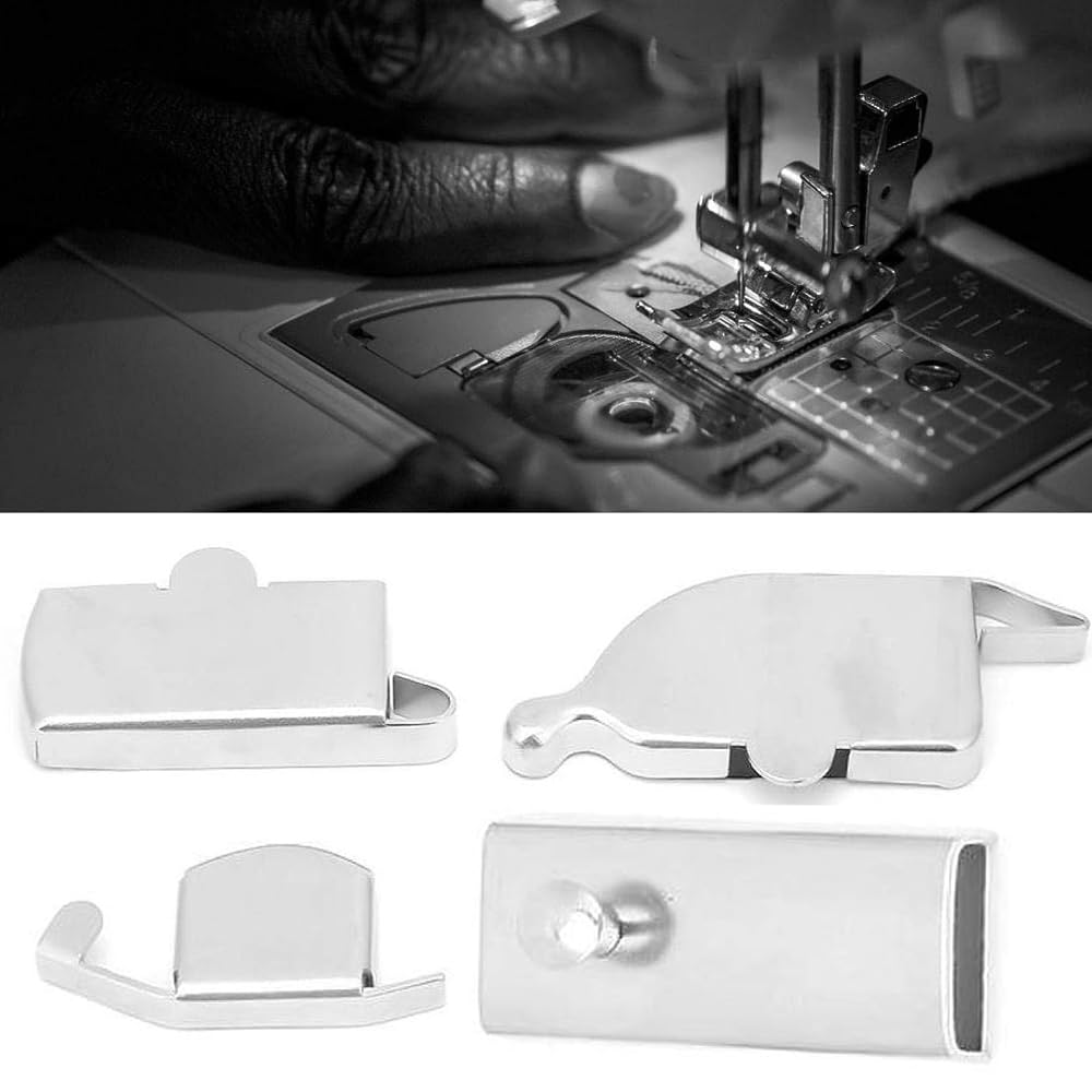 Yoke Magnetic Sewing Machine Seam Guide - 4 Pcs Magnetic Sewing Machine Guide Gauge Presser Quilting Tools Sewing Tools for Universal Sewing Machines Sewing Beginners All Pattern Types Sewing Machine — Amazon image 5