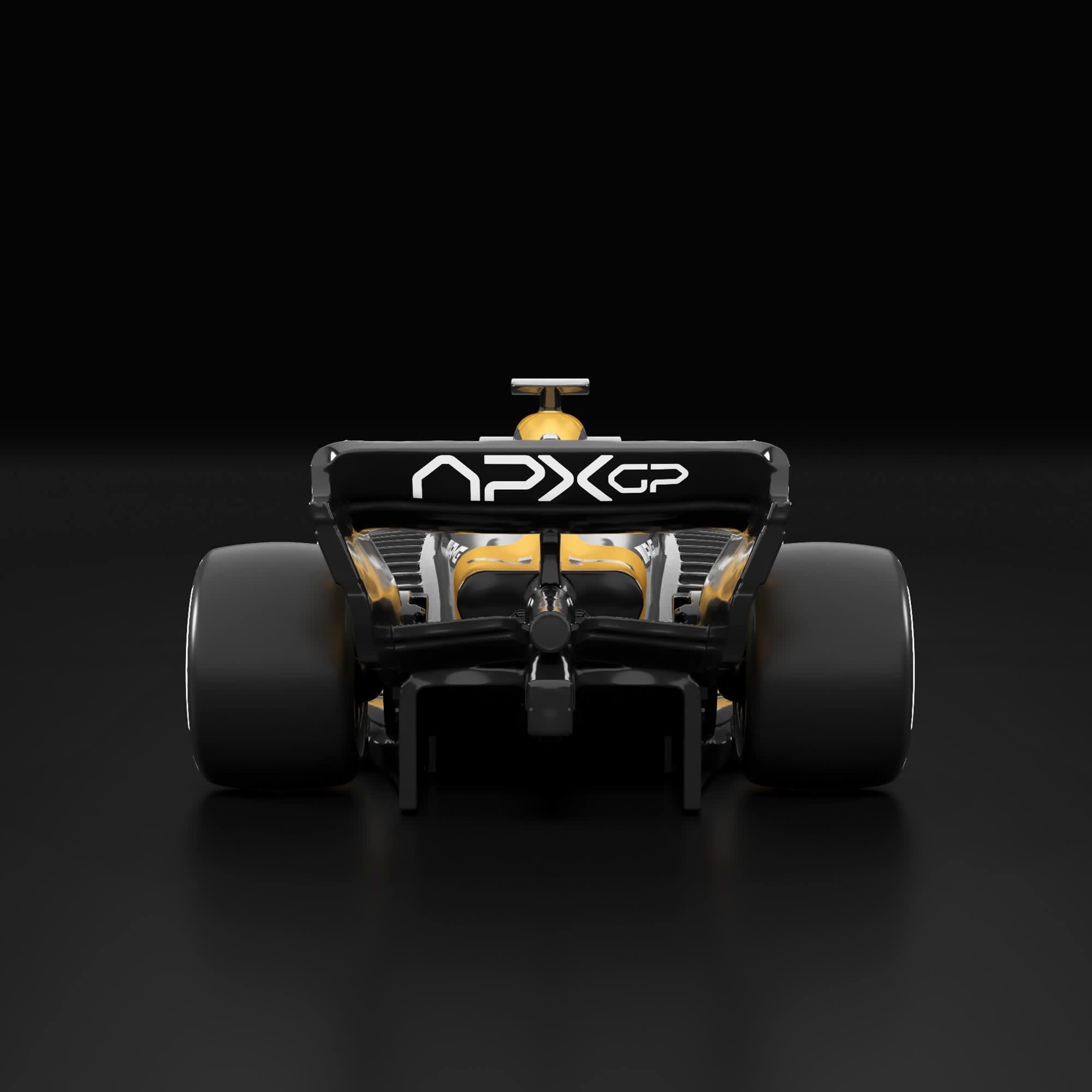 Hot Wheels F1 The Movie APXGP Diecast Car, Black with Gold Livery