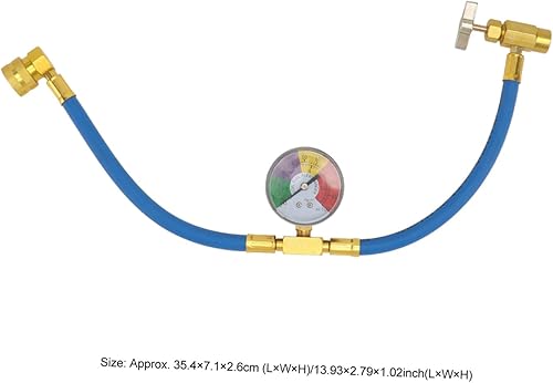 Miniatura 5 de VICASKY 3pcs Refrigerant Ac Charge Hose Ac Oil Injector R134a Can Tap Valve Ladeschlauch Fü Regas Kit Recharge HVAC Hoses R134a Charging Hose - 134a