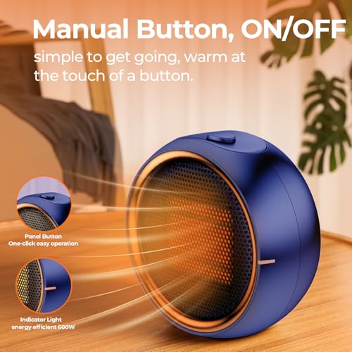 Calefactor Eléctrico Portátil Cerámico PTC 120V miniatura 7