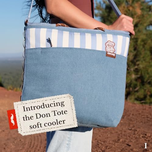 Image of Don Coolio Tote - Insulated Cooler Tote Bag, 24 Can Soft Cooler, 12L Capacity, Leakproof and Waterproof, Collapsible Portable Tote for Beach, Travel, Picnic and Grocery