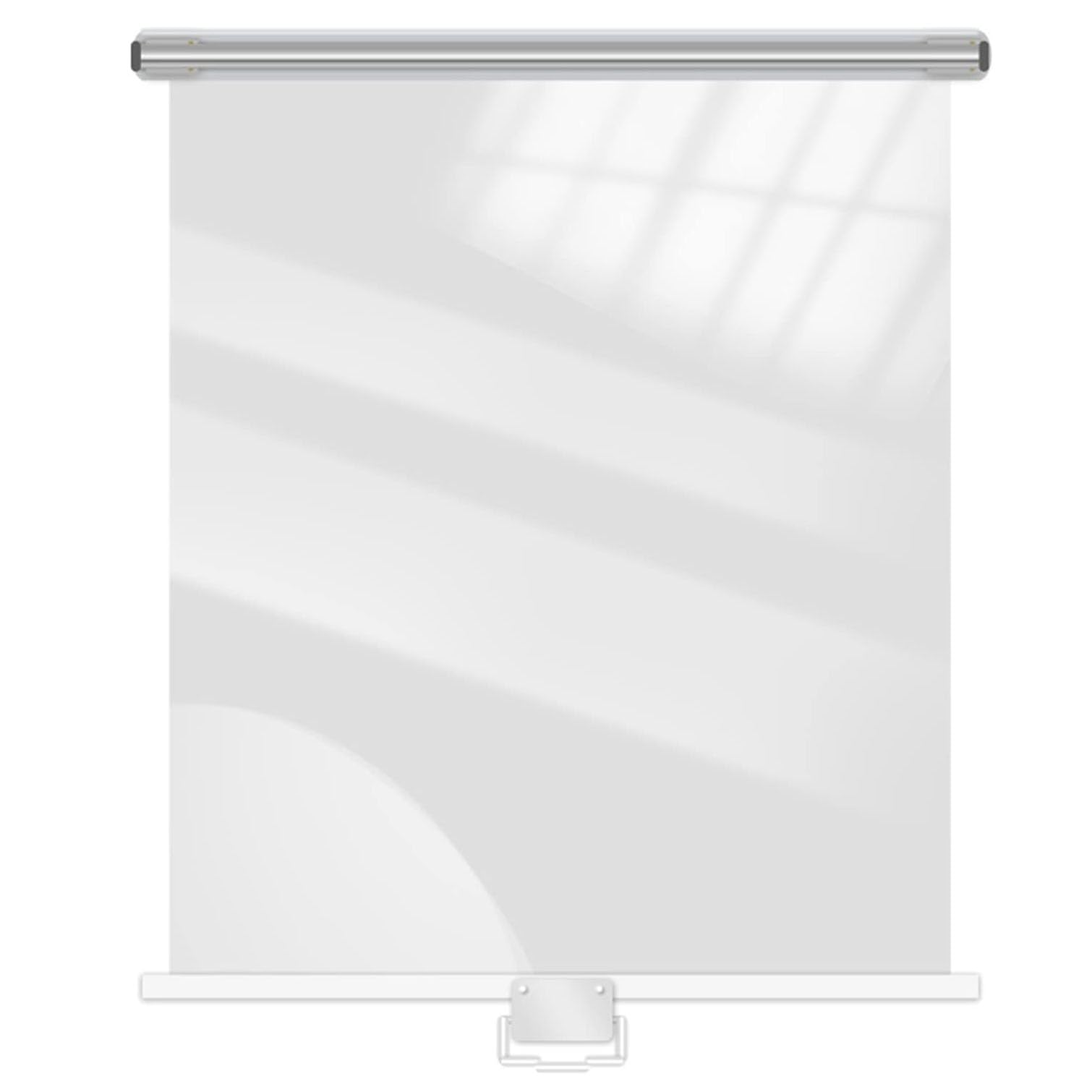 Store enrouleur transparent en PE 75x180 cm pour vitrine et frigo