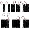 GTIWUNG 18650 batterijhouder met looddraadbundel, 8 stuks 1/2/3/4 x 3.7V-serie doe-het-zelf batterijopbergdozen, 1/2/3/4…