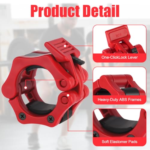 flintronic Rode 50 mm Olympische halterklem - Afbeelding 6