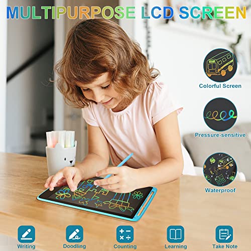 2-Pack-LCD-Writing-Tablet-for-Kids-85inch-Doodle-Writing-Board-Colorful-Drawing-Board-Kids-Travel-Games-Activity-Learning-Educational-Toy-Gift-for-3-4-5-6-7-8-Year-Old-Girls-Boys-Toddlers