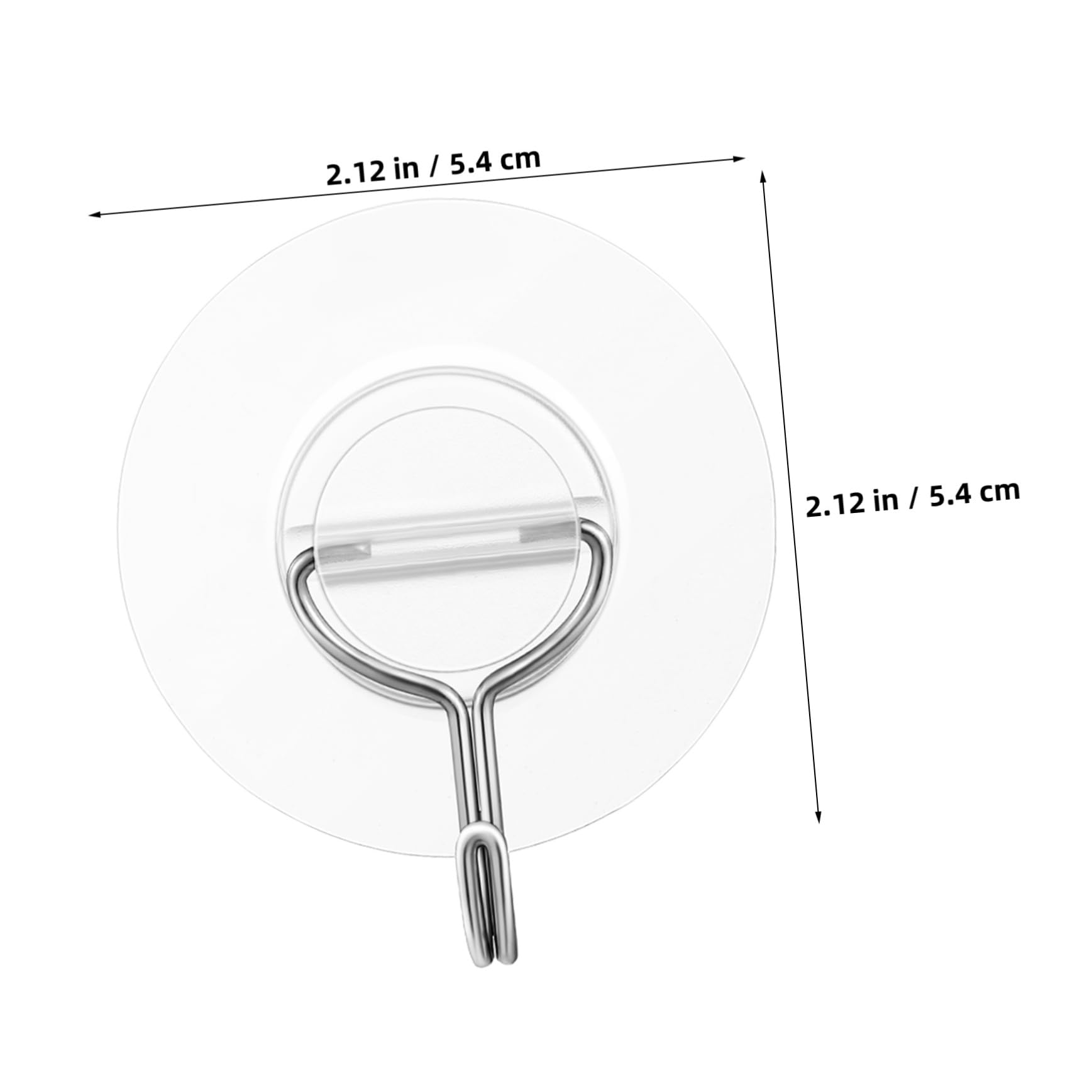 Cabilock 10pcs Self Adhesive Wall Hooks No Damage Hangers for Bathroom Kitchen and Indoor Use Versatile Towel Coat and Shower Holders