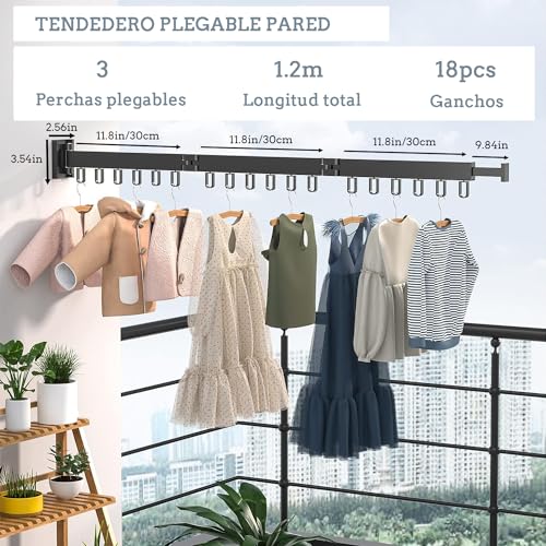 Consejos para Comprar Tendedero Ropa los más recomendados. 20 Tendedero Ropa marca MXBEAUTY (2)