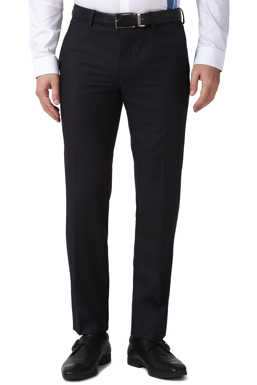 van heusen Men's Mid Rise Slim Pants-picture-10