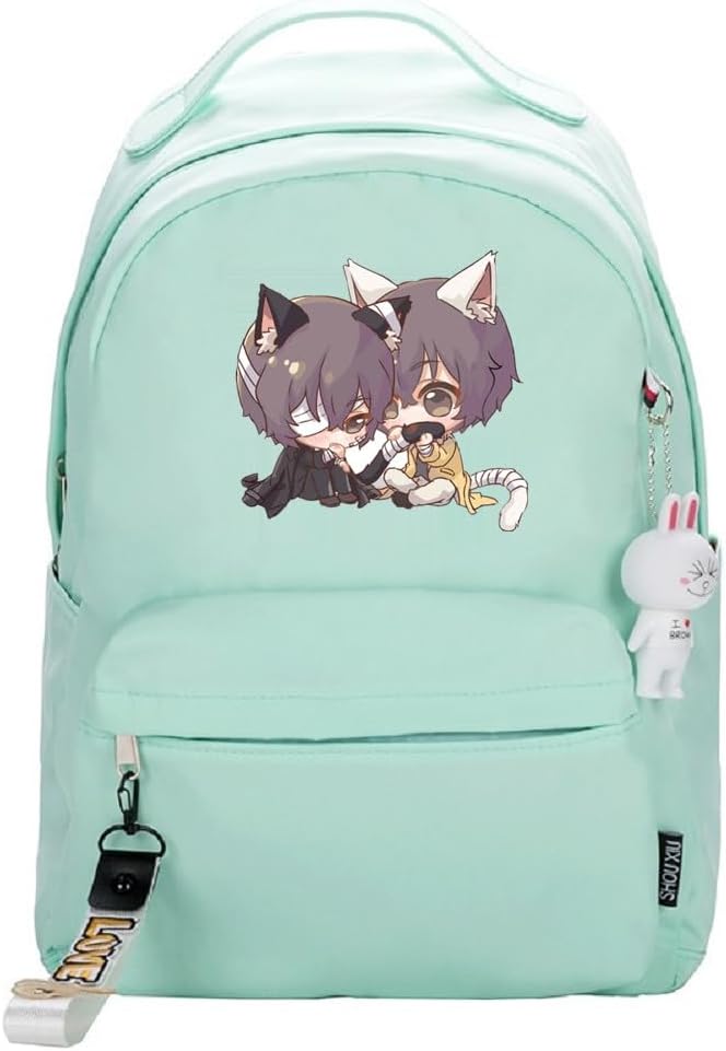 ISaikoy Anime Bungo Stray Dogs Backpack Daypack Bookbag Daypack School Bag Color A8