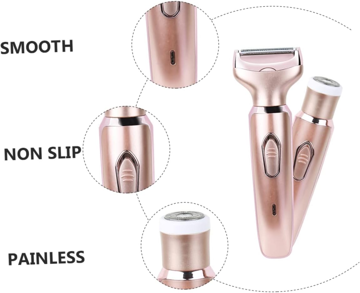 VICASKY Multifunctional Hair Removal Device Rechargeable Electric Razor Pain Hair Shaver for Body Face Head for Women Water Washable