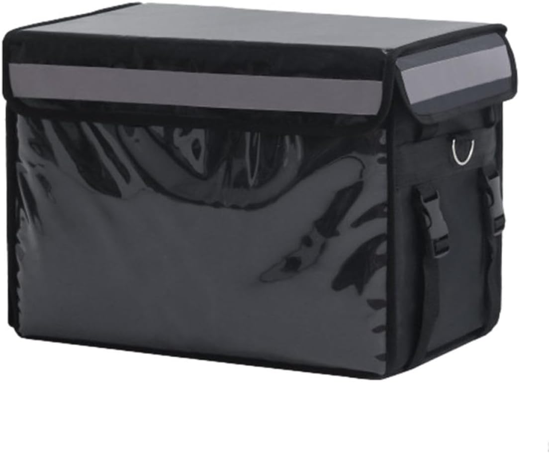 Insulated Meal Box Thicken Takeout Food Case Black Bag for Picnic Catering and Food Storage and Capacity