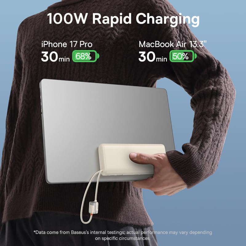 Baseus Picogo Power Bank Ultra Slim 5000mAh MagSafe miniatura 2