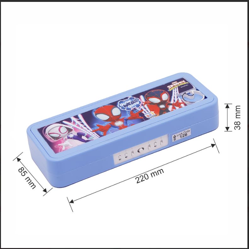Ski Homeware Puzzle Pencil Box With Number Lock And Game, Perfect