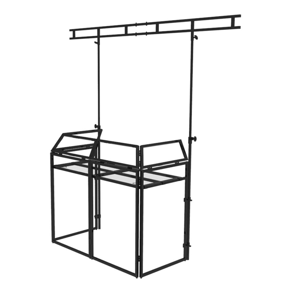 Equinox Sistema de cabina de DJ ligero de aluminio MKII con kit de sobrecarga.