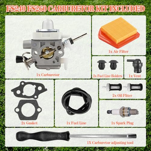 Réparer les pannes de démarrage avec le kit carburateur 4147-120-0625 pour modèles FS240C - 4