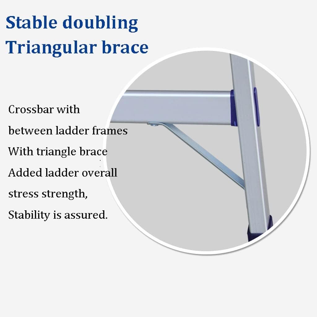 Step Ladders Aluminum Ladder Belt Tool Platform Folding Ladder Multipurpose Household Telescoping Ladders 242.5lb