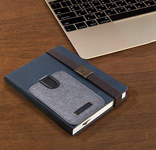 Image of Card Holder for Back of Phone RFID 5 Pull Credit Card Cash Cell Wallet Pocket Canva Leather Case for iPhone /Android /Samsung /Smartphones (Black) | FID-blocking pull-up card holder fits 5 credit cards & cash. Canvas & leather phone case holder compatible with most phones