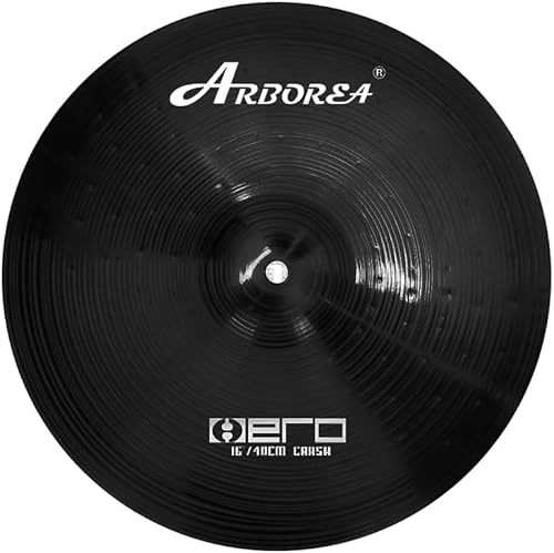 Miniatura 51 de Arborea Paquete de platillos de aleación de platillos de tambor juego de platillos de 14"/16"/18"/20" más bolsa de platillos gratis 5 piezas