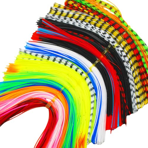 Zsrivk 25 Colors Silicone Rubber Skirt & Legs