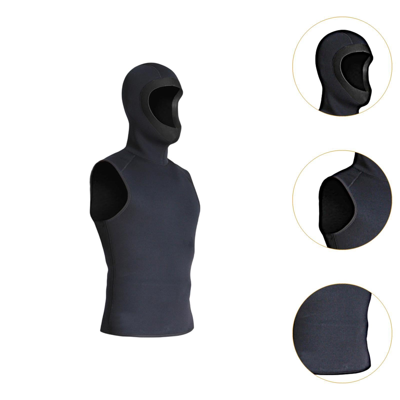 Chaleco de Neopreno de Neopreno con Capucha con Capucha versátil Chaleco de Traje húmedo para natación de Snorkel
