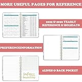 A5 Weekly Planner Spiral Bound Diary 2025 Personal Organiser Diary 2025 Ring Binder A5 With Elastic Closure Student Planner (21.5 X 15.5 Cm) - Image 4